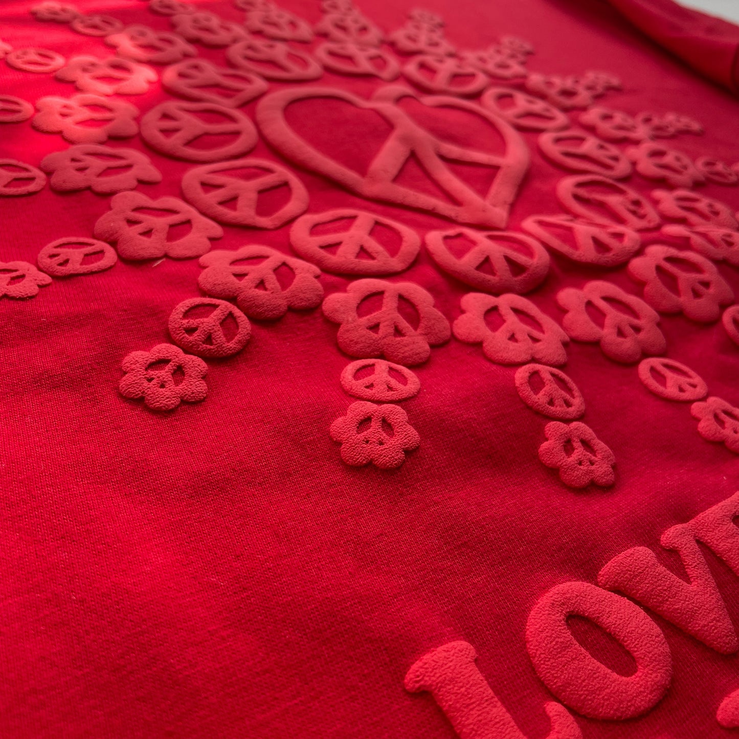 LOVE PEACE ANARCHY - Red Tee