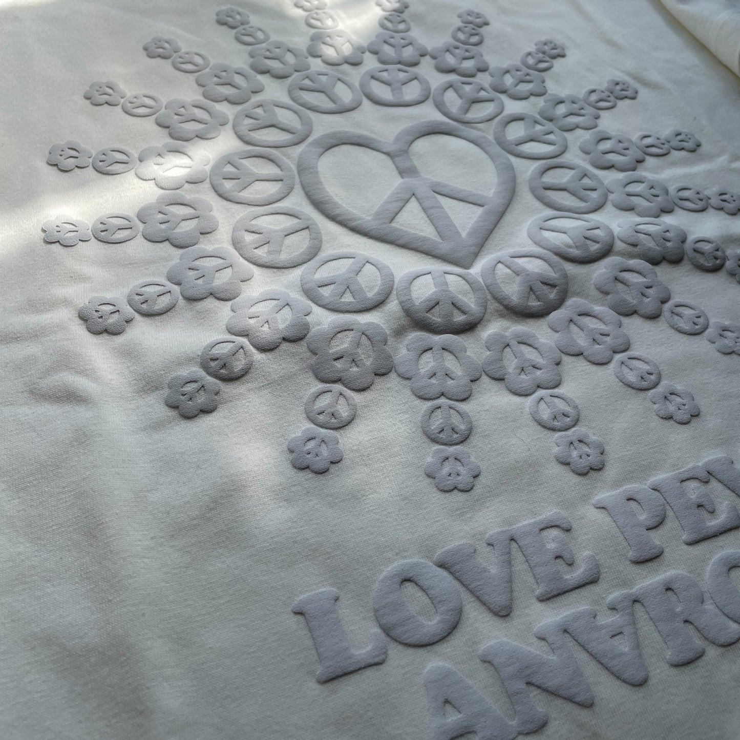 LOVE PEACE ANARCHY - White Tee