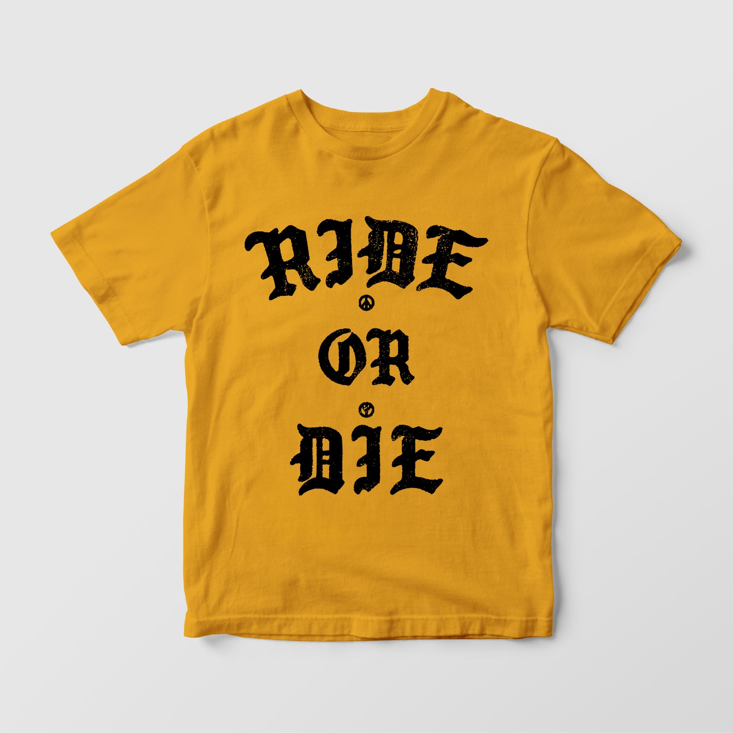 RIDE OR DIE - Yellow Tee