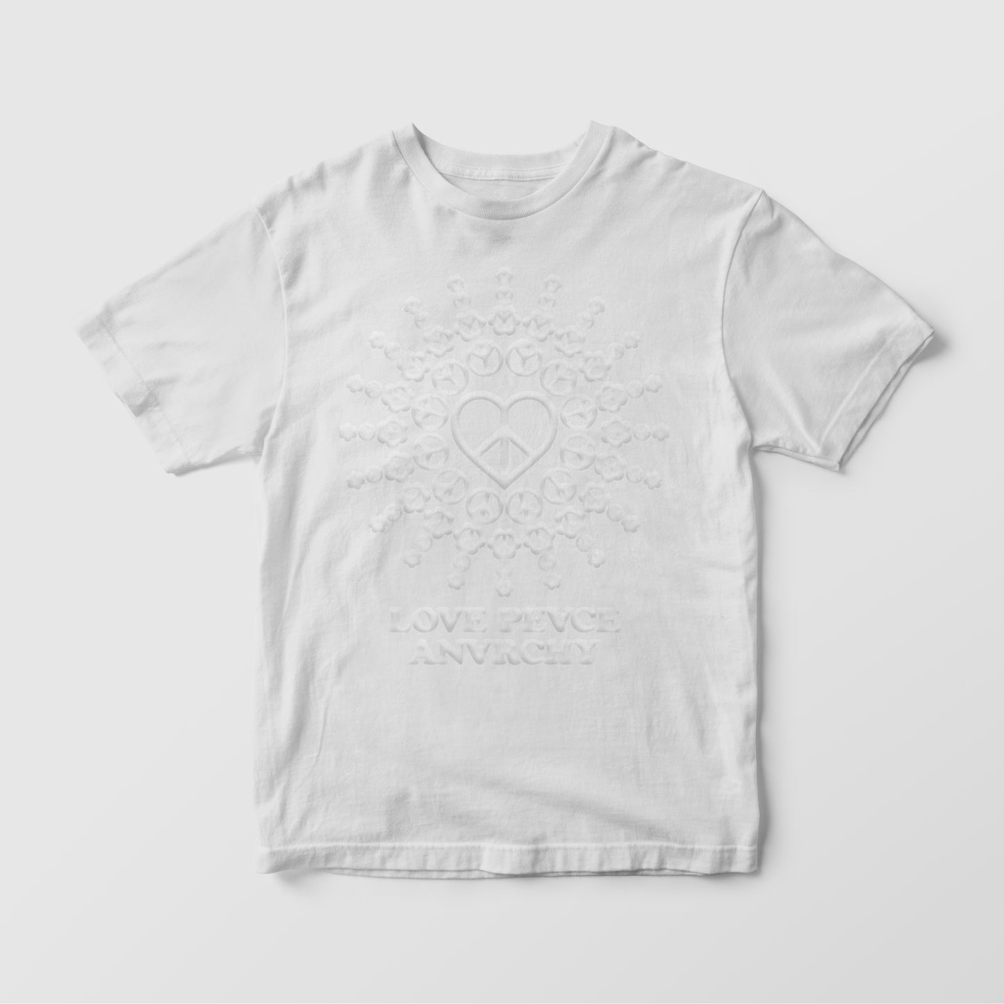 LOVE PEACE ANARCHY - White Tee