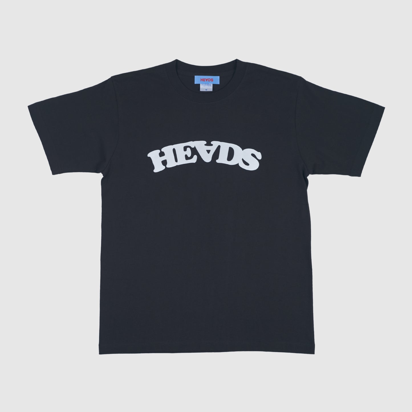 HE∀DS LOGO - Black Tee