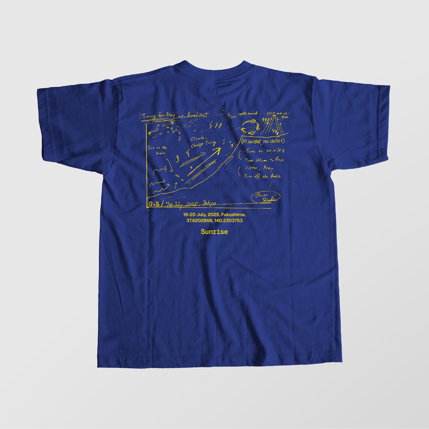 Tuning for Pray - Blue Tee