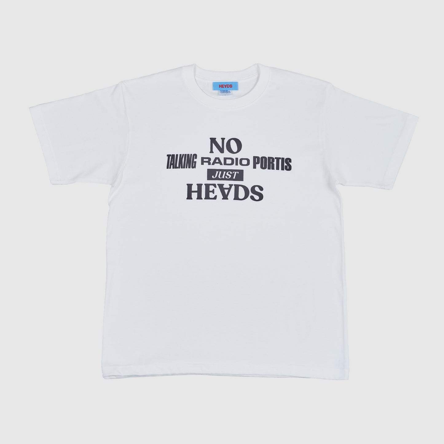 NO TALKIN RADIO PORTIS HE∀DS - White Tee