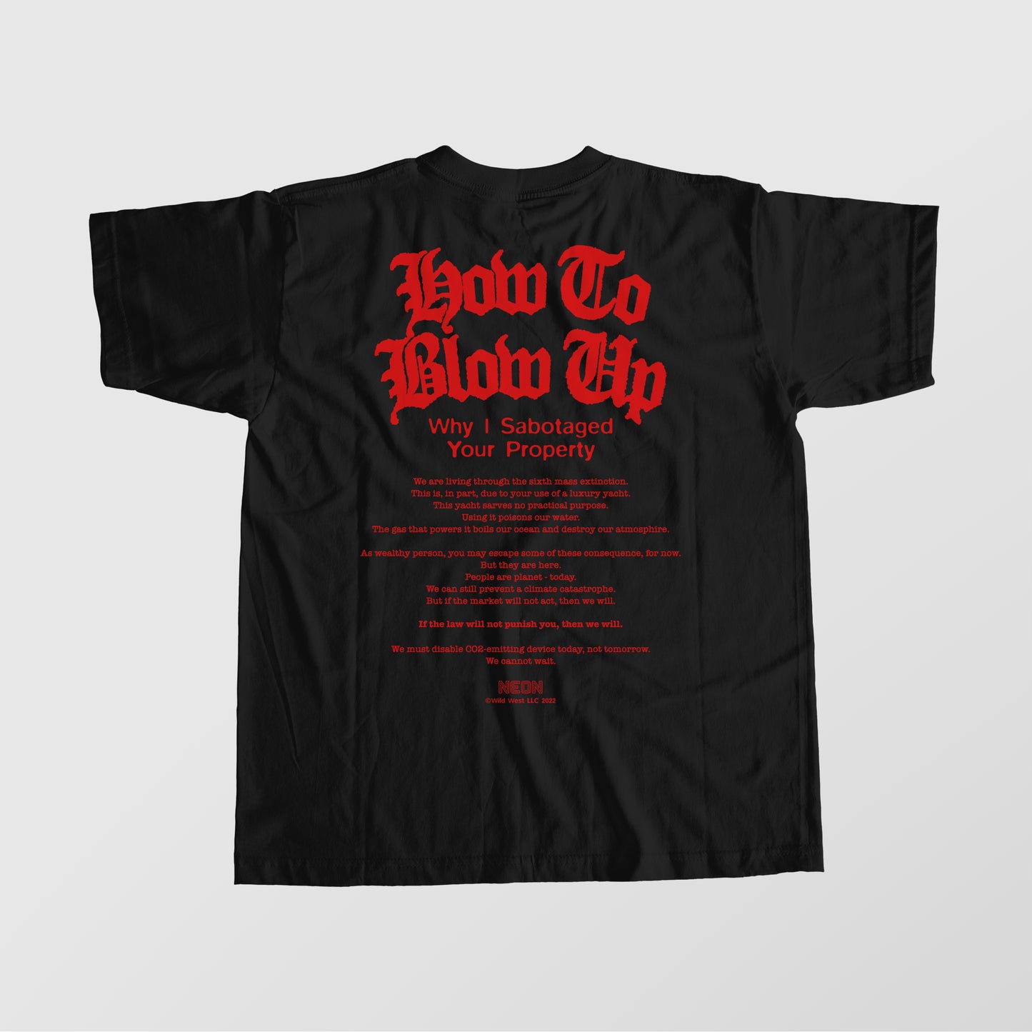 Sabotage - Black Tee