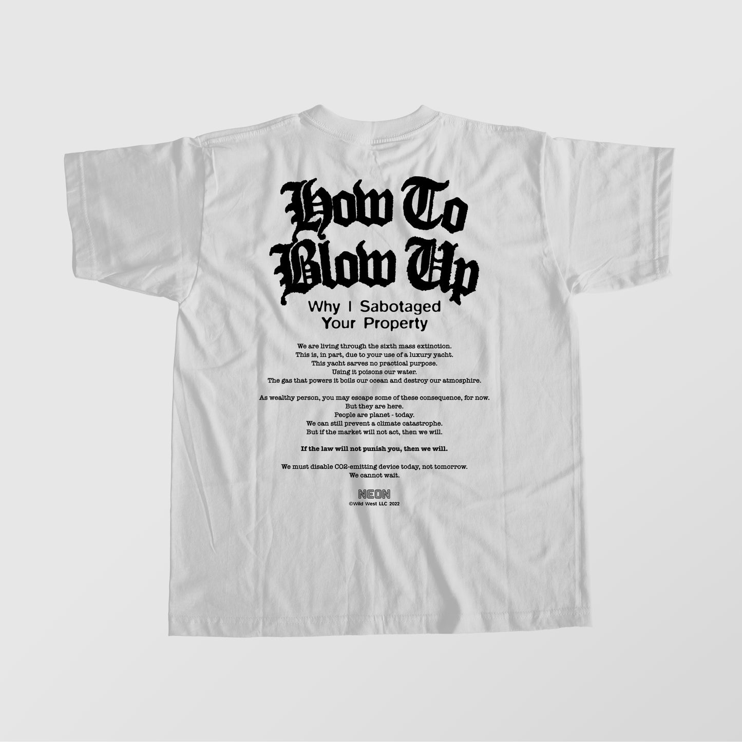 Sabotage - White Tee