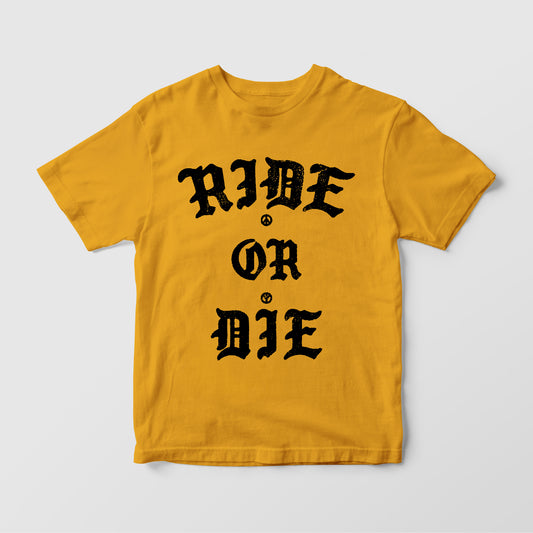 RIDE OR DIE - Yellow Tee