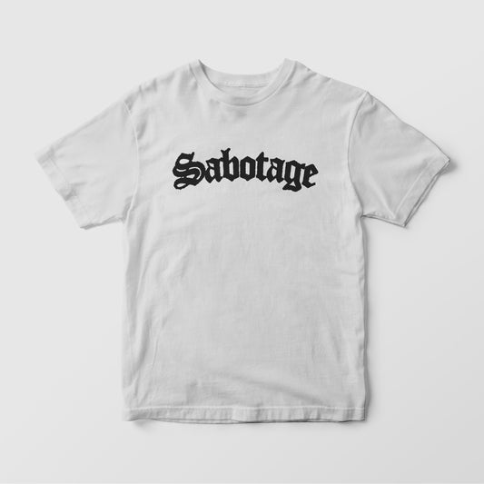Sabotage - White Tee